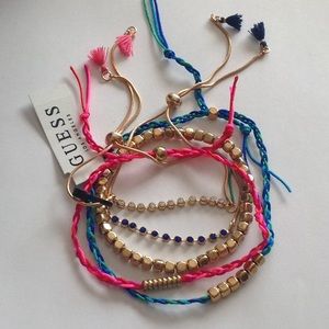 NWT Guess Friendship Bracelet Set